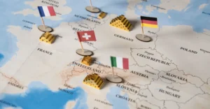 tyske og italienske gullreserver i USA